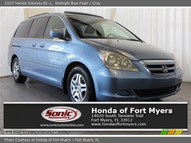 2007 Honda Odyssey EX-L in Midnight Blue Pearl