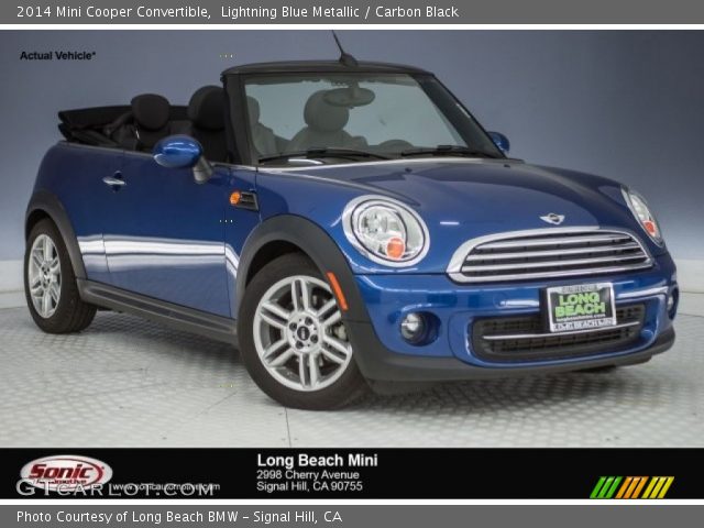 2014 Mini Cooper Convertible in Lightning Blue Metallic