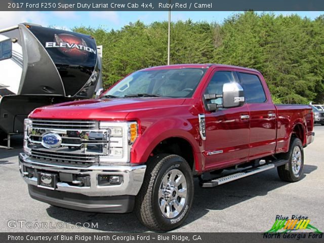 2017 Ford F250 Super Duty Lariat Crew Cab 4x4 in Ruby Red