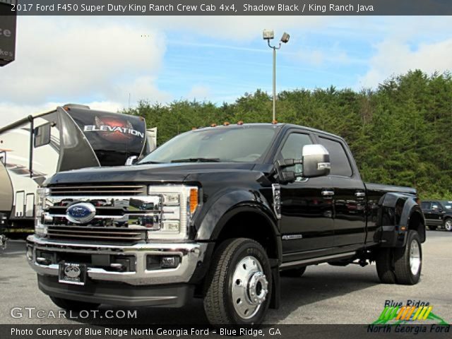 2017 Ford F450 Super Duty King Ranch Crew Cab 4x4 in Shadow Black