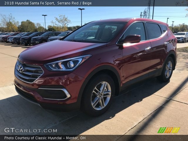 2018 Hyundai Santa Fe Sport  in Serrano Red