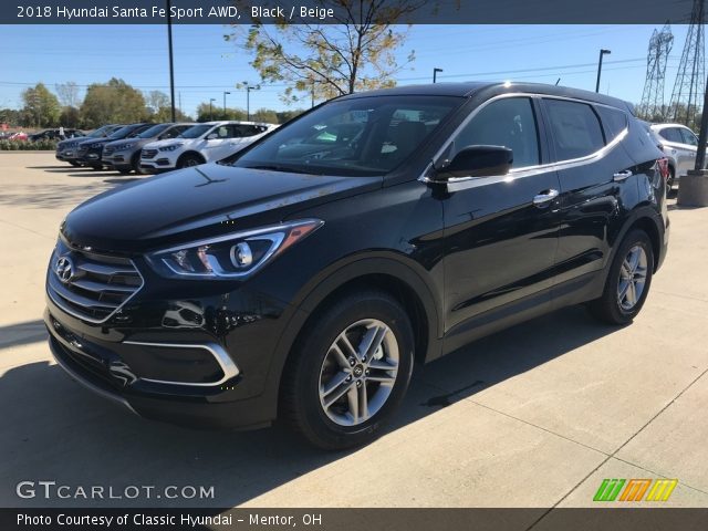 2018 Hyundai Santa Fe Sport AWD in Black