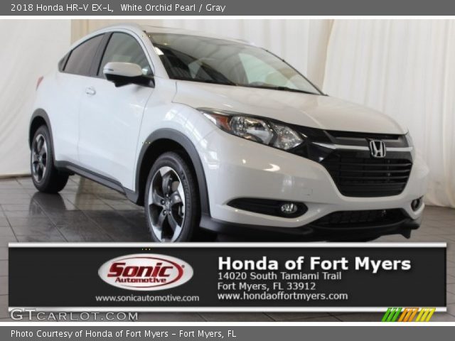2018 Honda HR-V EX-L in White Orchid Pearl