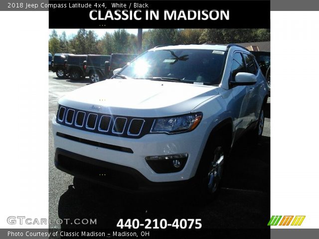 2018 Jeep Compass Latitude 4x4 in White