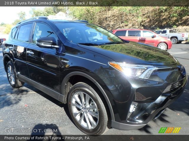 2018 Toyota RAV4 Limited AWD Hybrid in Black