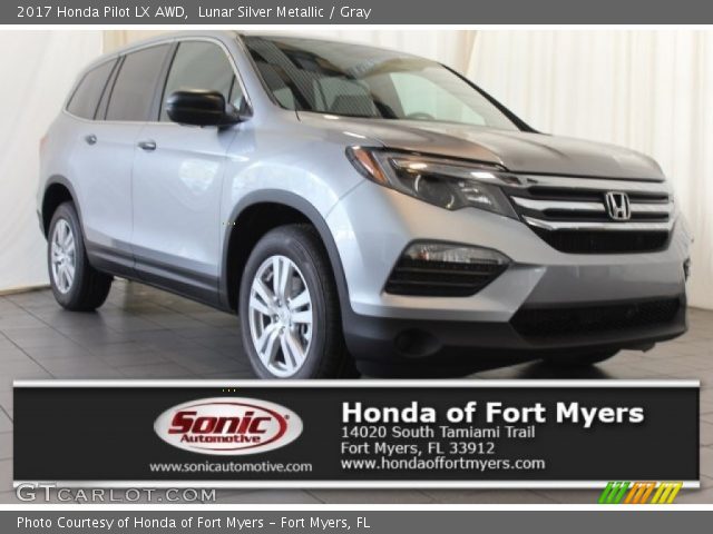2017 Honda Pilot LX AWD in Lunar Silver Metallic