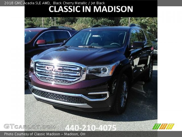 2018 GMC Acadia SLE AWD in Black Cherry Metallic