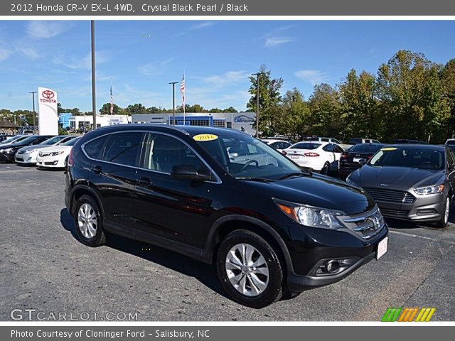 2012 Honda CR-V EX-L 4WD in Crystal Black Pearl