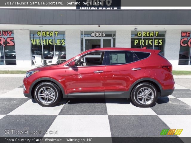 2017 Hyundai Santa Fe Sport FWD in Serrano Red