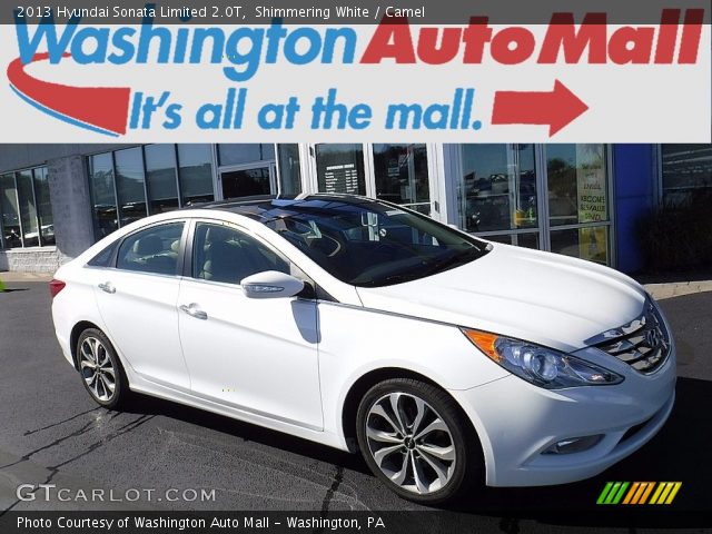 2013 Hyundai Sonata Limited 2.0T in Shimmering White