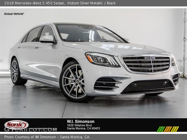2018 Mercedes-Benz S 450 Sedan in Iridium Silver Metallic