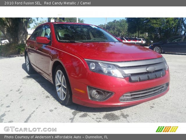 2010 Ford Fusion SEL in Red Candy Metallic