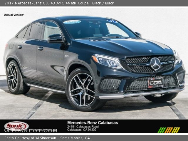 2017 Mercedes-Benz GLE 43 AMG 4Matic Coupe in Black