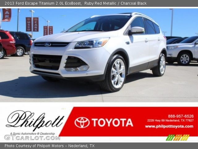 2013 Ford Escape Titanium 2.0L EcoBoost in Ruby Red Metallic