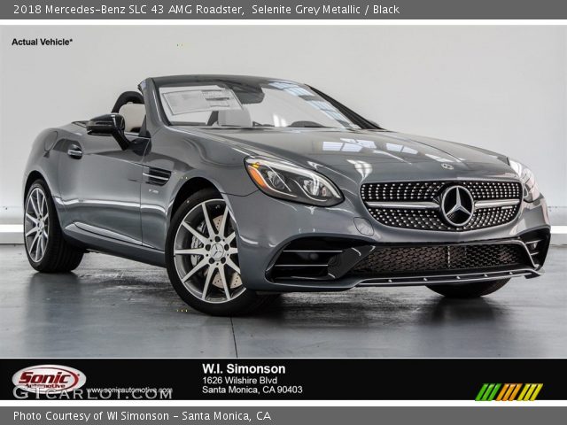 2018 Mercedes-Benz SLC 43 AMG Roadster in Selenite Grey Metallic