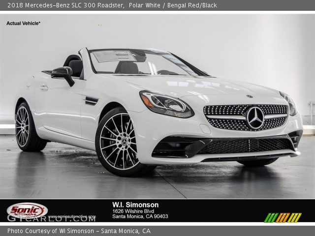 2018 Mercedes-Benz SLC 300 Roadster in Polar White