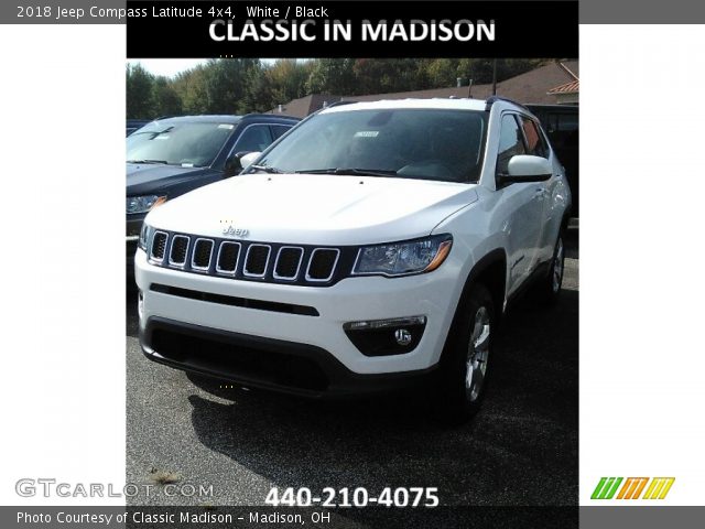 2018 Jeep Compass Latitude 4x4 in White