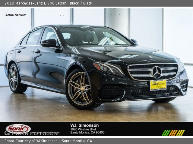 2018 Mercedes-Benz E 300 Sedan in Black