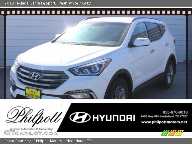 2018 Hyundai Santa Fe Sport  in Pearl White
