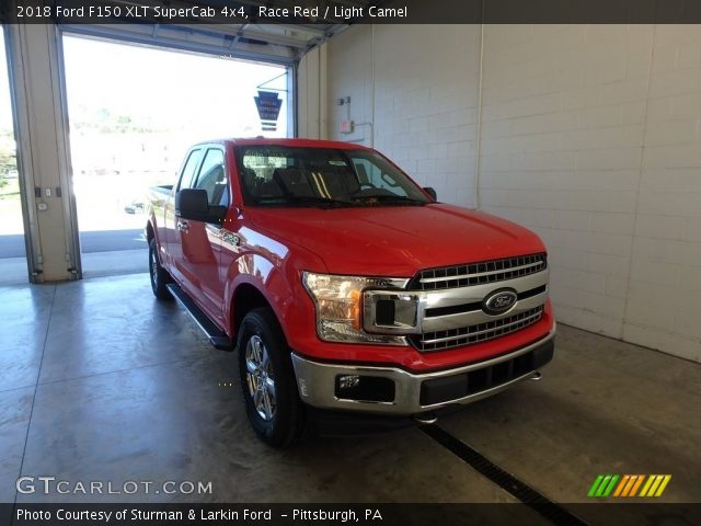2018 Ford F150 XLT SuperCab 4x4 in Race Red