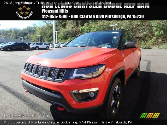 2018 Jeep Compass Trailhawk 4x4 in Spitfire Orange