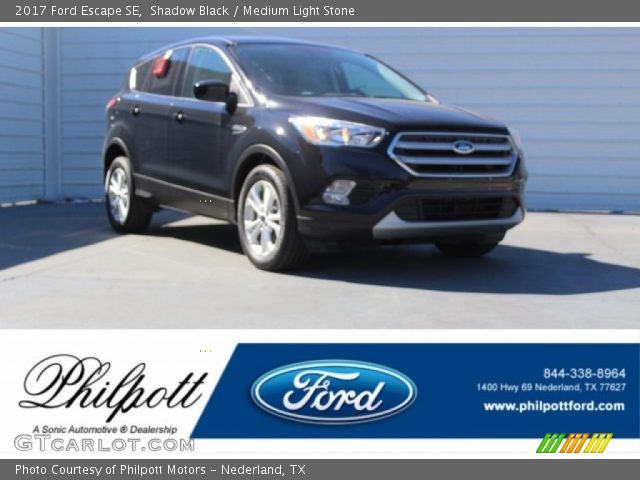 2017 Ford Escape SE in Shadow Black