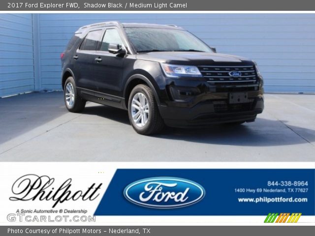 2017 Ford Explorer FWD in Shadow Black