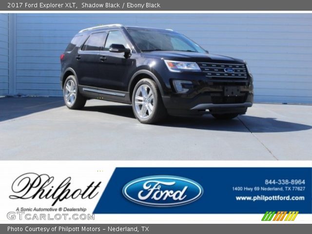2017 Ford Explorer XLT in Shadow Black