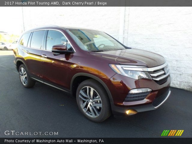 2017 Honda Pilot Touring AWD in Dark Cherry Pearl