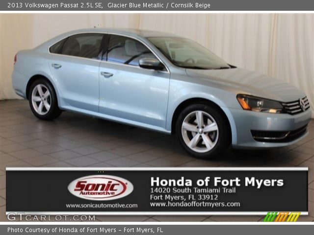 2013 Volkswagen Passat 2.5L SE in Glacier Blue Metallic
