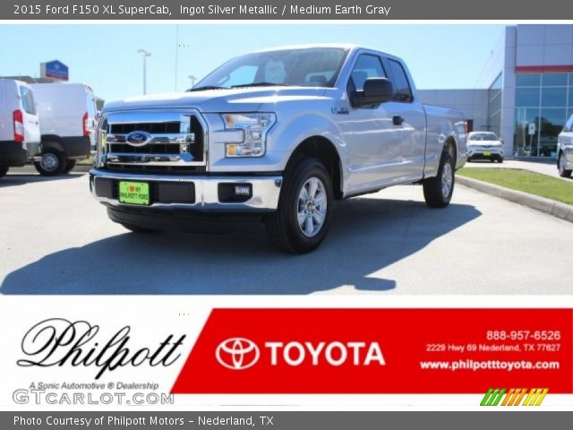 2015 Ford F150 XL SuperCab in Ingot Silver Metallic