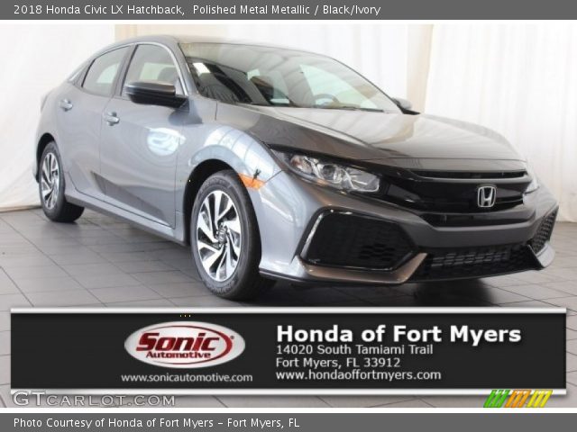 2018 Honda Civic LX Hatchback in Polished Metal Metallic