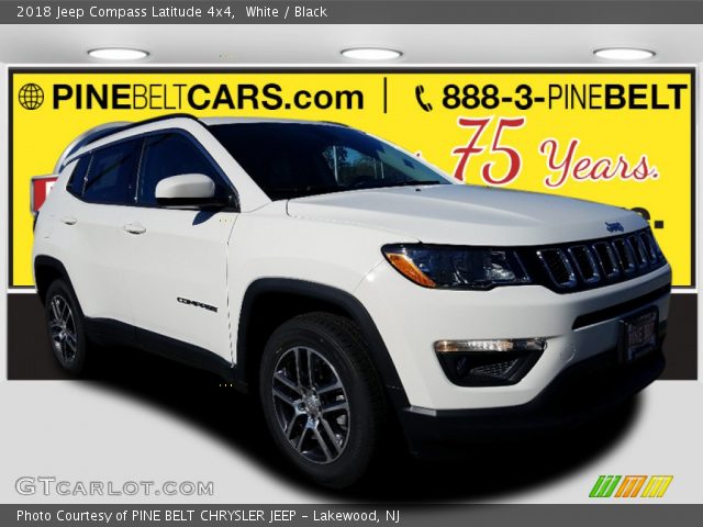 2018 Jeep Compass Latitude 4x4 in White