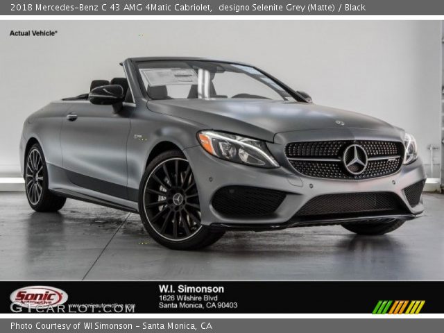 2018 Mercedes-Benz C 43 AMG 4Matic Cabriolet in designo Selenite Grey (Matte)