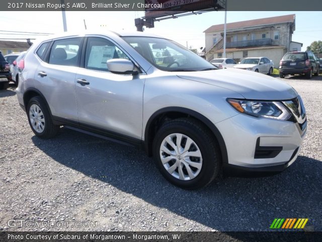2017 Nissan Rogue S AWD in Brilliant Silver