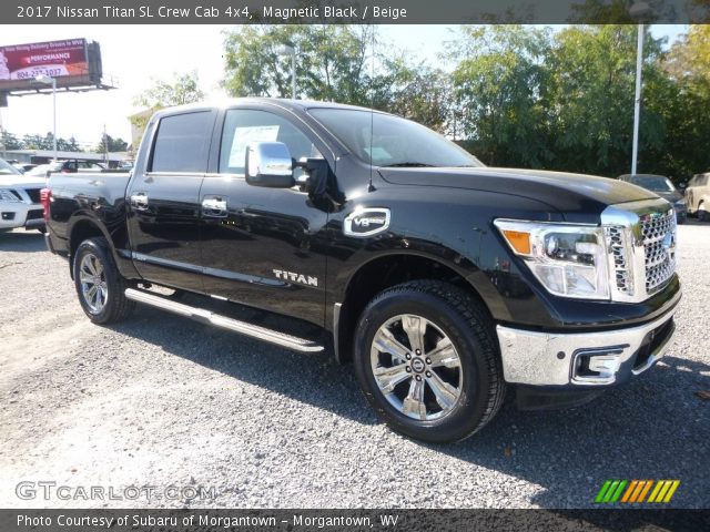 2017 Nissan Titan SL Crew Cab 4x4 in Magnetic Black