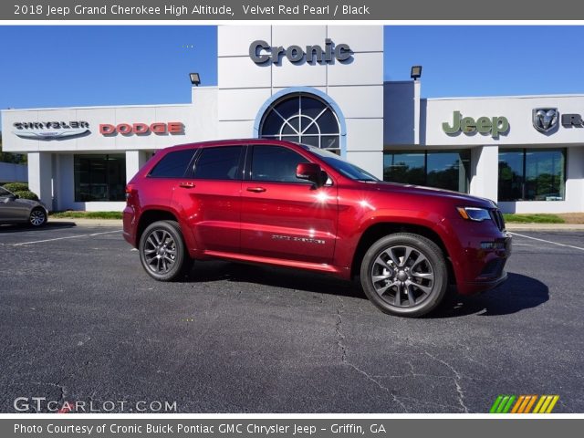 2018 Jeep Grand Cherokee High Altitude in Velvet Red Pearl