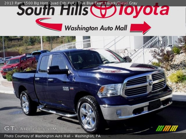 2013 Ram 1500 Big Horn Quad Cab 4x4 in True Blue Pearl