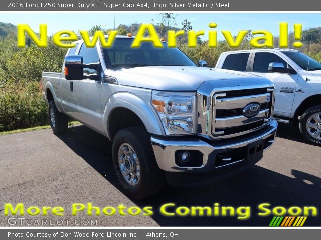 2016 Ford F250 Super Duty XLT Super Cab 4x4 in Ingot Silver Metallic