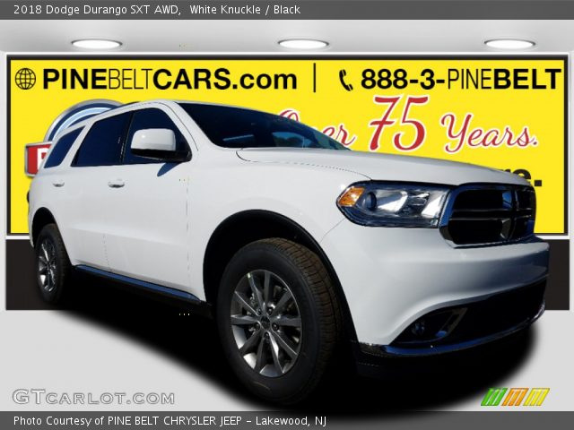 2018 Dodge Durango SXT AWD in White Knuckle