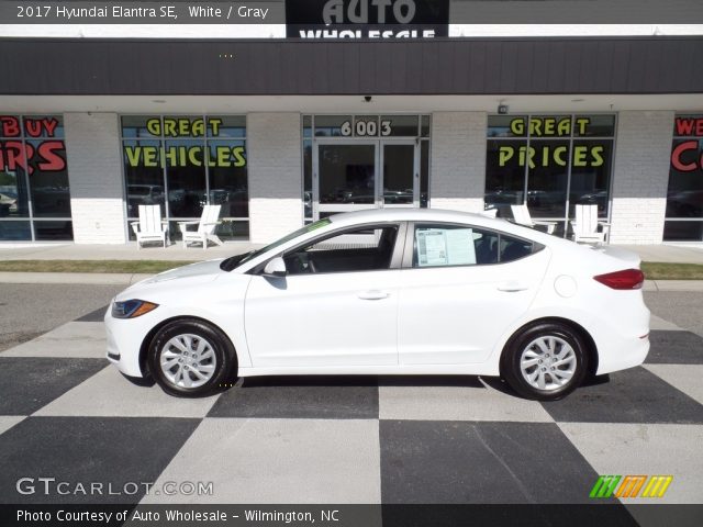2017 Hyundai Elantra SE in White