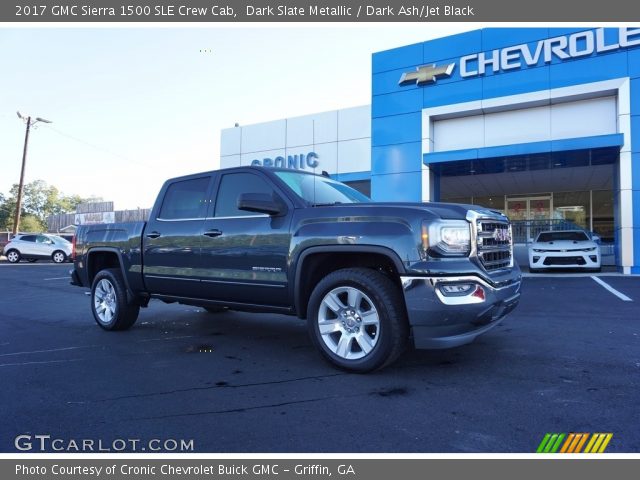 2017 GMC Sierra 1500 SLE Crew Cab in Dark Slate Metallic