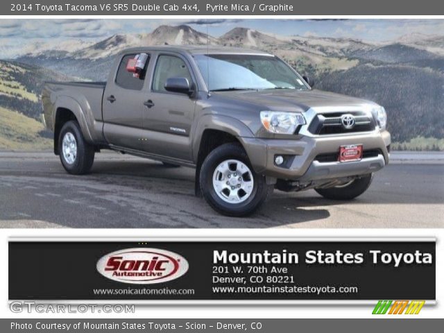 2014 Toyota Tacoma V6 SR5 Double Cab 4x4 in Pyrite Mica