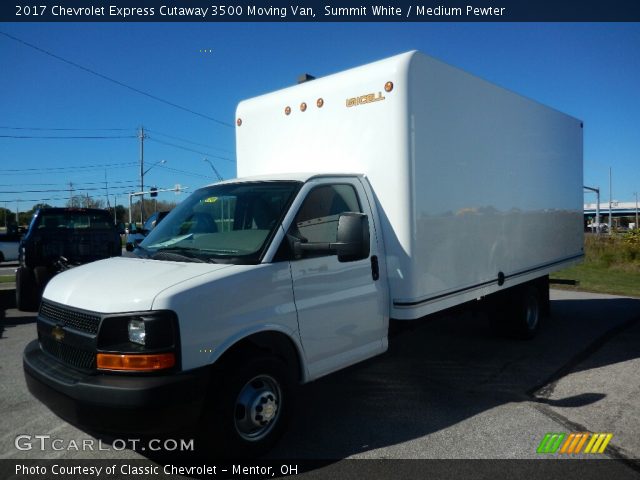 2017 Chevrolet Express Cutaway 3500 Moving Van in Summit White