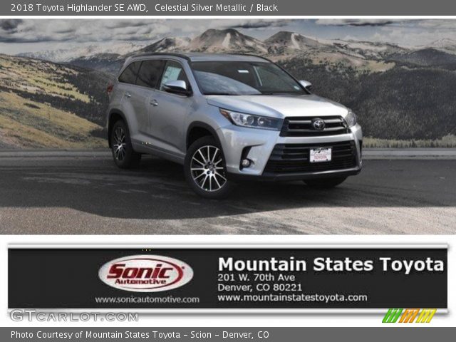 2018 Toyota Highlander SE AWD in Celestial Silver Metallic