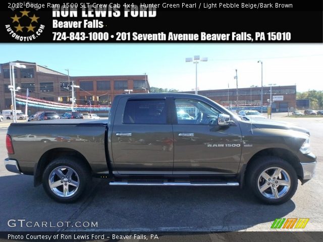 2012 Dodge Ram 1500 SLT Crew Cab 4x4 in Hunter Green Pearl