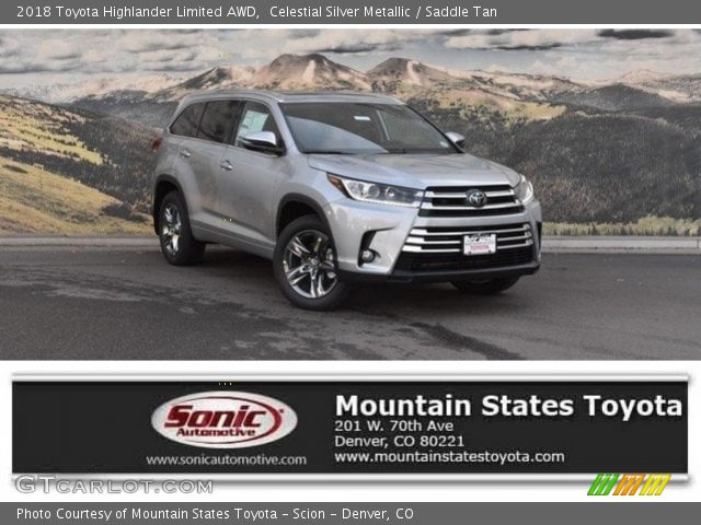 2018 Toyota Highlander Limited AWD in Celestial Silver Metallic