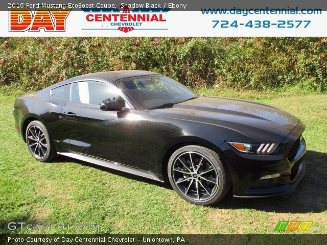 2016 Ford Mustang EcoBoost Coupe in Shadow Black
