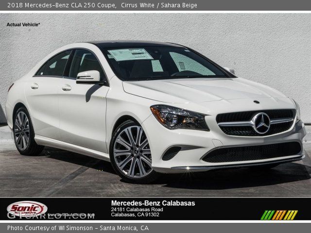 2018 Mercedes-Benz CLA 250 Coupe in Cirrus White