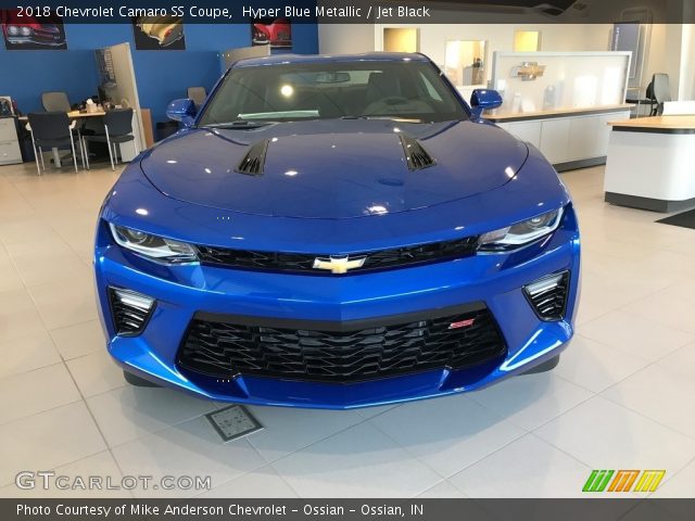2018 Chevrolet Camaro SS Coupe in Hyper Blue Metallic
